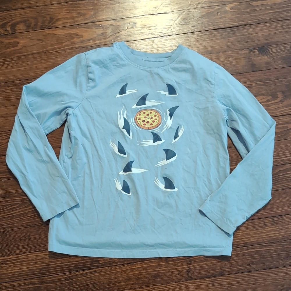 Kids Blue Long Sleeve Shirt